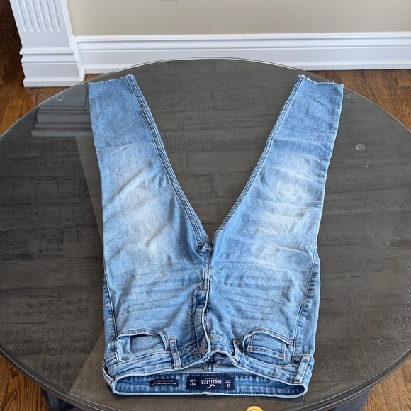Hollister High Rise Super Skinny Light Blue Denim Jeans. Womens Size 5R W27L26 - Picture 6 of 7